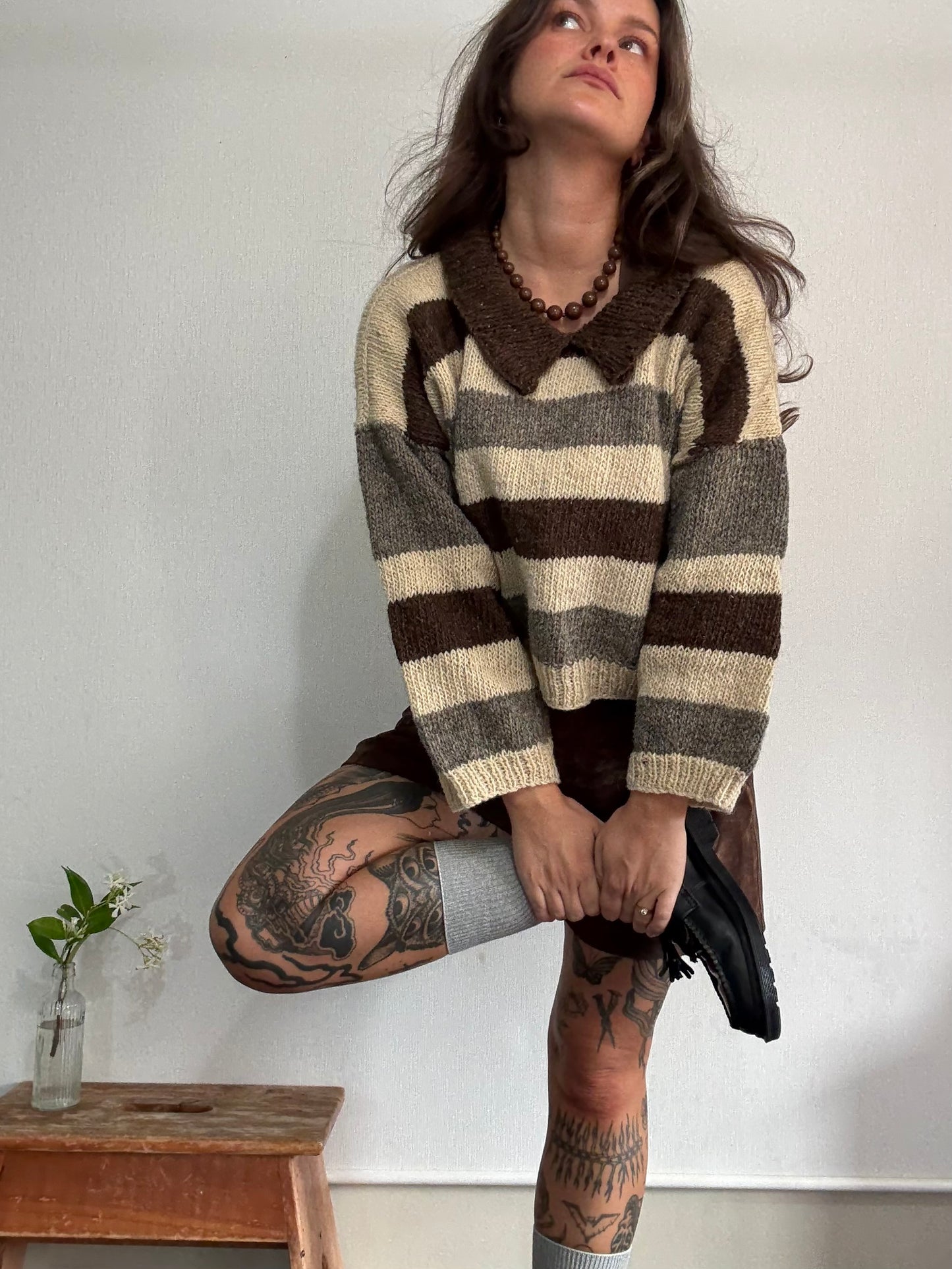Log Cabin Sweater